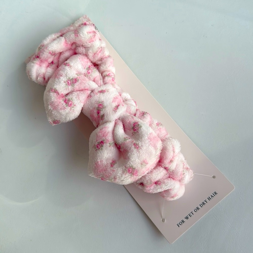 LoveShackFancy x Goody Wash Headband - Rosa Beaux